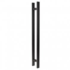 Ручки-скобы Avers Square HC-0920-40*20/800-INOX/201-BLM