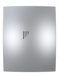 BREEZE 4C Gray metal, Вентилятор осевой вытяжной с обратным клапаном D 100, декоративный