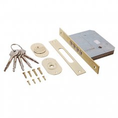 Замок врезной KALE KILIT 189/4MF-BS52-BP-5KEY-(SP, Ros)-STB 189F0000047