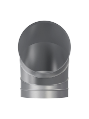 Отвод, серия OTG, для круглых воздуховодов на 90°, D250, оцинкованная сталь