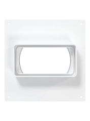 Площадка торцевая SKNP фланец D100 переходник 55х110 пластик ERA