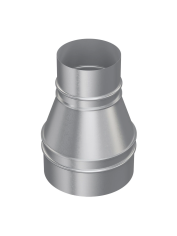 Редуктор, серия GGB, для круглых воздуховодов, D100/150, оцинкованная сталь