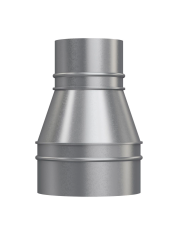 Редуктор, серия GGB, для круглых воздуховодов, D100/150, оцинкованная сталь