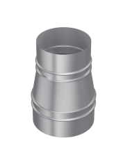 Редуктор, серия GGB, для круглых воздуховодов, D125/150, оцинкованная сталь.