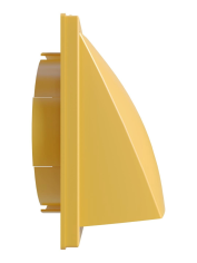 Стеной выход вентиляц. вытяж. с обр. клап1919К15,16ФВ беж