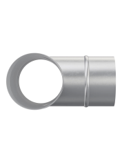 Тройник, серия TPG D160 оцинк.сталь ERA PRO