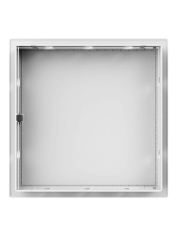 Люк ревизионный LN фланец 200x200 нажимной 224х224 пластик Gray EVECS