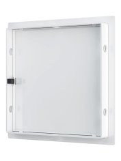 Люк ревизионный LN фланец 200x200 нажимной 224х224 пластик Gray EVECS