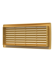 3013,5ДПбеж Решетка вентиляционная дверная 300х135