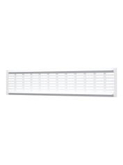 4810DP Al, Решетка переточная алюминиевая с покрытием полимерной эмалью 480x100