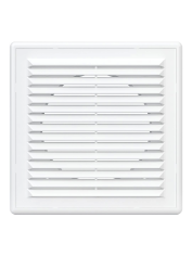 Решетка вентиляционная RF фланец D100 разъемная 150x150 пластик ERA