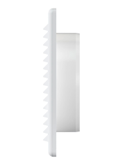 Решетка вентиляционная RF фланец D100 разъемная 150x150 пластик ERA