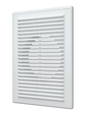 Решетка вентиляционная RF фланец D125 разъемная 183х253 пластик ERA