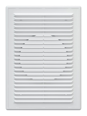 Решетка вентиляционная RF фланец D125 разъемная 183х253 пластик ERA