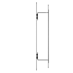 Решетка вентиляционная RVM сетка разъемная на магнитах 140х140 окраш.сталь Black ERA