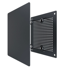 Решетка вентиляционная RVM сетка разъемная на магнитах 140х140 окраш.сталь Gray ERA