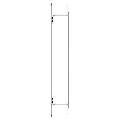 Решетка вентиляционная RVM сетка разъемная на магнитах 170х170 окраш.сталь Gray ERA