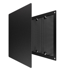 Решетка вентиляционная RVM сетка разъемная на магнитах 200х200 окраш.сталь Black ERA