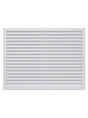 Решетка вентиляционная RZN сетка разъемная 400х300 пластик ERA