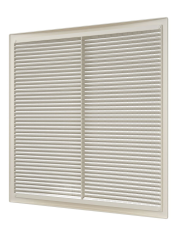 Решетка вентиляционная вытяжная АБС 440х440,4444РЦ Ivory