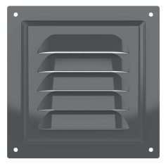 Решетка металл. с москитной сеткой 1212МЭ Gray