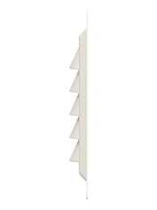 Решетка металл. с москитной сеткой 1212МЭ Ivory