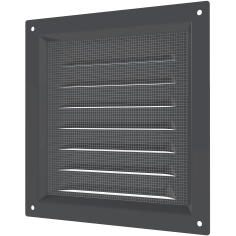 Решетка металл. с москитной сеткой 1515МЭ Gray