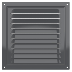 Решетка металл. с москитной сеткой 2020МЭ Gray