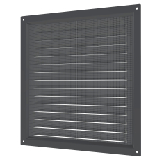 Решетка металл. с москитной сеткой 2525МЭ Gray