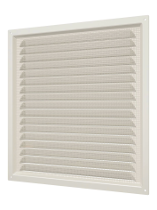 Решетка металл. с москитной сеткой 3030МЭ lvory