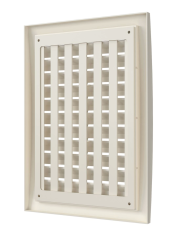 Решетка регулируемая пластмассовая 1825РРП lvory