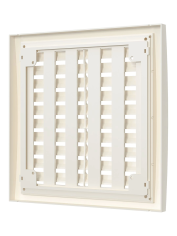 Решетка регулируемая пластмассовая 2020РРП lvory