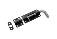 Засов гаражный ЗГ-200 /черный/