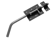 Засов гаражный ЗГ-300 /черный/