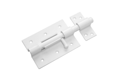 Засов дверной ЗД-100 /белый/