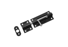 Засов дверной ЗД-170 /черный/