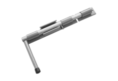 Засов ДОБРЫНЯ 300мм мод.2/серый/