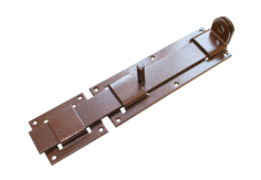 Засов плоский с проушиной ЗПП-350мм /медный/