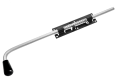 Засов с пружиной ЗСП-600 мод.2 /черный/