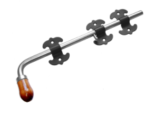 Засов унив. фигурный ЗУФ-400 мод.2 /черный/