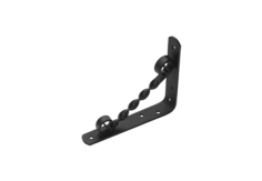 Кронштейн фигурный 150*125 /черный/