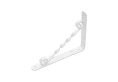 Кронштейн фигурный 200*150 /белый/