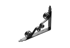 Кронштейн фигурный 200*150 мод.8 /черный/