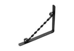 Кронштейн фигурный 250*200 /черный/