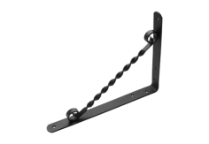 Кронштейн фигурный 300*225 /черный/