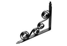 Кронштейн фигурный 300*225 мод.8 /черный/