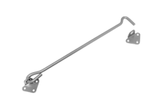 Крючок прутковый 300 мм. /серый металлик/