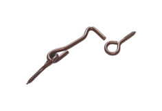 Крючок прутковый мод. 2 105мм. /медь антик/