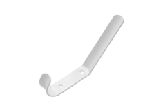 Крючок-вешалка 2-рожковый /белый/