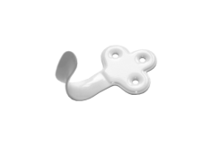 Крючок-вешалка фигурный мод. 2 /белый/